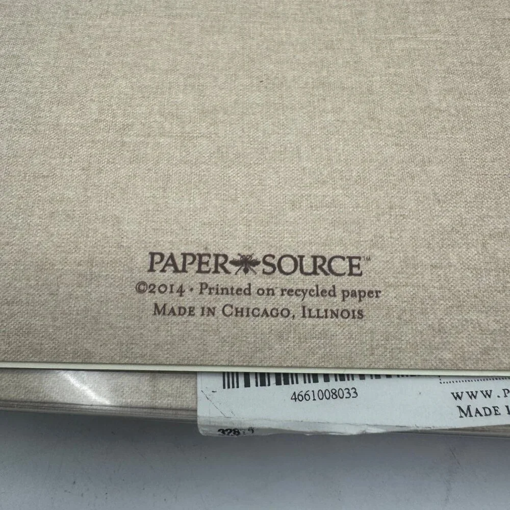 Paper Source Thank You Cards Floral Banner Design 10 Folded Cards With Envelopes